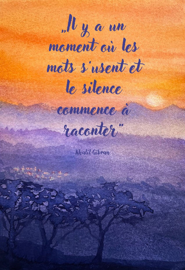 Affiche A4 citation Khalil Gibran